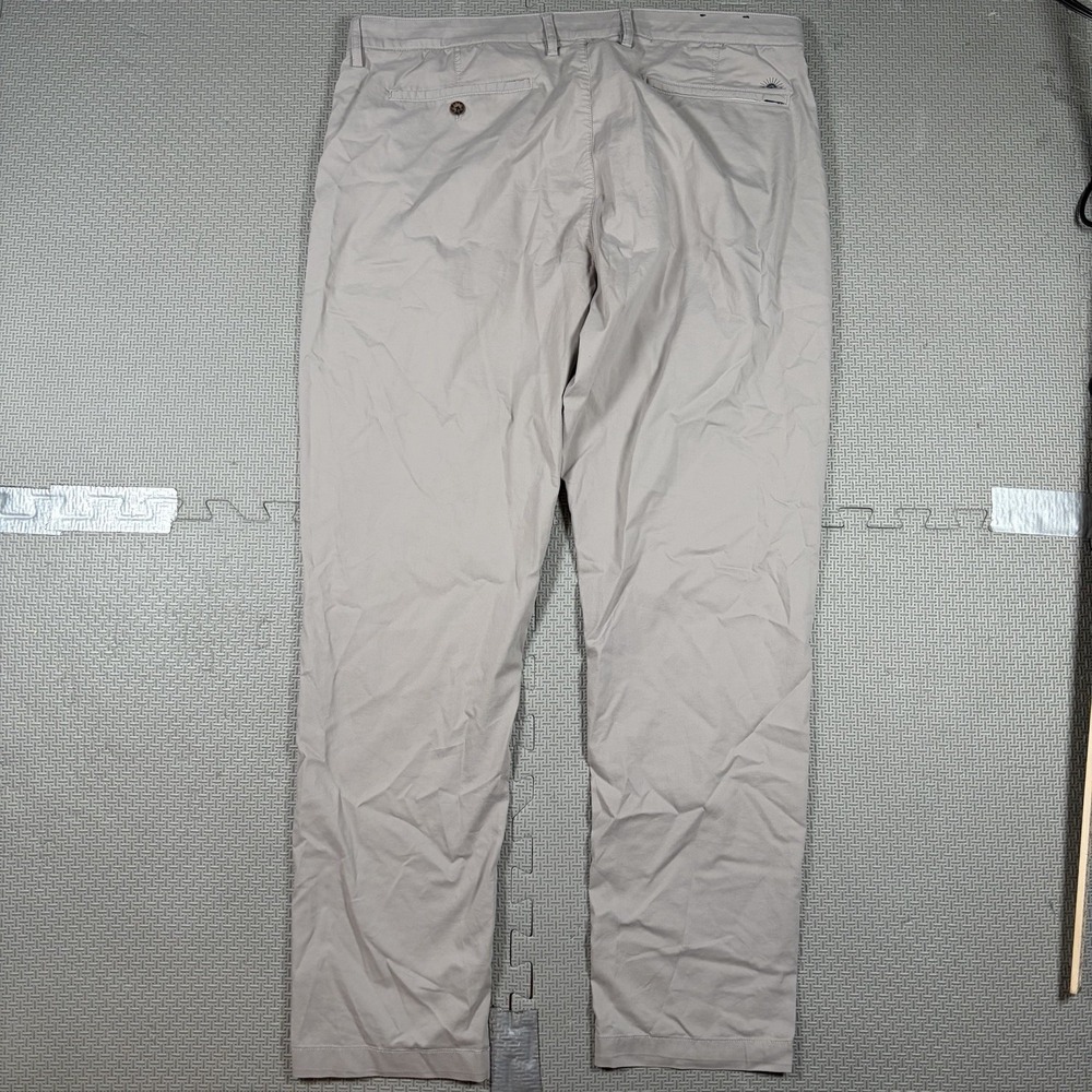 Faherty Reserve Movement Pant Mens 40x32 Fit 42 Gray Stretch Chino Casual Pants - Picture 3 of 13